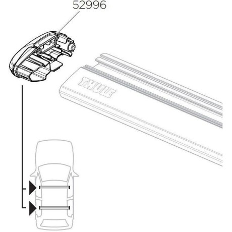 Tapa Thule Wingbar Evo...