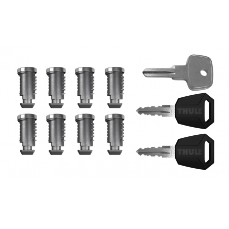 Chapas Thule Set de 8 Cilindros