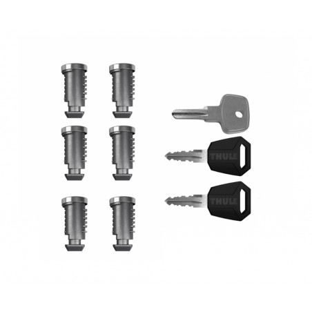 Chapas Thule Set de 6 Cilindros