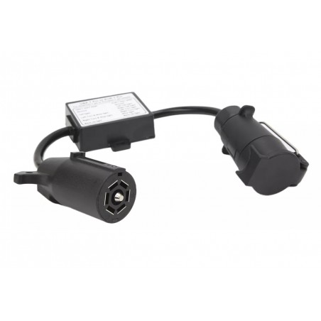 Conector Macho Americano 7 Pin a Hembra 7 Pin Europeo