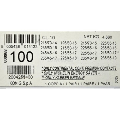 Cadenas para Nieve König...